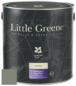 Краска Little Greene Intelligent Eggshell полуматовая моющаяся краска цвет NCS S 5010-G30Y 