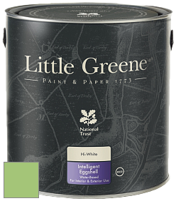 Краска Little Greene Intelligent Eggshell полуматовая моющаяся краска цвет NCS S 1050-G30Y 