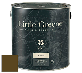 Краска Little Greene Absolute Matt Emulsion матовая краска для потолка цвет LG123 Light Bronze Green