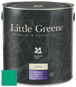 Краска Little Greene Intelligent Eggshell полуматовая моющаяся краска цвет NCS S 2060-B90G 