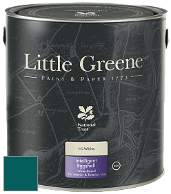 Краска Little Greene Intelligent Eggshell полуматовая моющаяся краска цвет NCS S 5540-B40G 