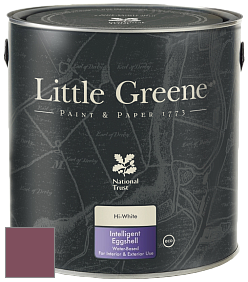 Краска Little Greene Intelligent Eggshell полуматовая моющаяся краска цвет NCS S 5030-R20B 