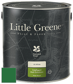 Краска Little Greene Ultimatt Intelligent Matt Emulsion матовая моющаяся краска цвет RAL 6001 