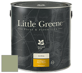 Краска Little Greene Intelligent Floor Paint полуглянцевая быстросохнущая краска цвет NCS S 3020-G40Y 