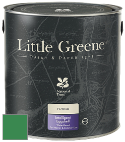 Краска Little Greene Intelligent Eggshell полуматовая моющаяся краска цвет NCS S 3060-G10Y 