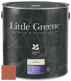 Краска Little Greene Intelligent Eggshell полуматовая моющаяся краска цвет NCS S 3050-Y70R 