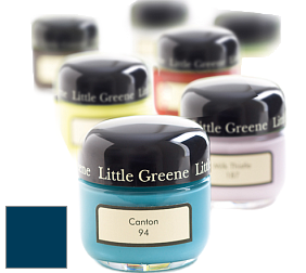 Краска Little Greene Sample Pot баночка краски цвет LG207 Deep Space Blue