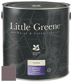 Краска Little Greene Intelligent Eggshell полуматовая моющаяся краска цвет NCS S 6010-R10B 