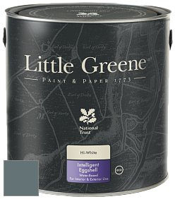 Краска Little Greene Intelligent Eggshell полуматовая моющаяся краска цвет NCS S 6010-B30G 