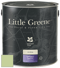 Краска Little Greene Intelligent Eggshell полуматовая моющаяся краска цвет NCS S 1030-G40Y 
