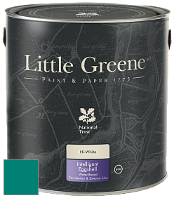 Краска Little Greene Intelligent Eggshell полуматовая моющаяся краска цвет NCS S 3555-B60G 