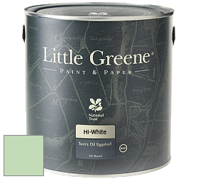 Краска Little Greene Tom’s Oil Eggshell полуматовая масляная краска цвет LG201 Cupboard Green