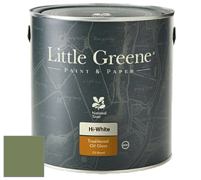 Краска Little Greene Traditional Oil Gloss высокоглянцевая масляная краска цвет LGSt80 Sage Green