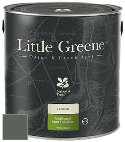 Краска Little Greene Ultimatt Intelligent Matt Emulsion матовая моющаяся краска цвет RAL 7009 