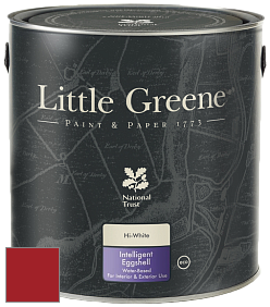 Краска Little Greene Intelligent Eggshell полуматовая моющаяся краска цвет RAL 3001 