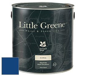Краска Little Greene Absolute Matt Emulsion матовая краска для потолка цвет RAL 5010 