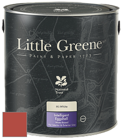 Краска Little Greene Intelligent Eggshell полуматовая моющаяся краска цвет RAL 3033 