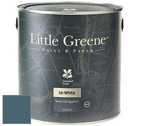 Краска Little Greene Tom’s Oil Eggshell полуматовая масляная краска цвет NCS S 6020-B10G 