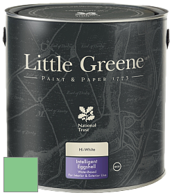 Краска Little Greene Intelligent Eggshell полуматовая моющаяся краска цвет NCS S 1050-G10Y 