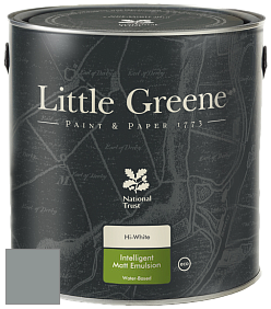 Краска Little Greene Ultimatt Intelligent Matt Emulsion матовая моющаяся краска цвет RAL 7042 
