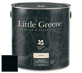 Краска Little Greene Absolute Matt Emulsion матовая краска для потолка цвет LG119 Jack Black
