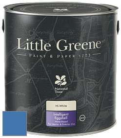 Краска Little Greene Intelligent Eggshell полуматовая моющаяся краска цвет NCS S 3050-R80B 