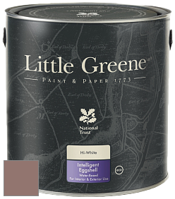 Краска Little Greene Intelligent Eggshell полуматовая моющаяся краска цвет LG315 Nether Red
