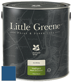 Краска Little Greene Ultimatt Intelligent Matt Emulsion матовая моющаяся краска цвет LG256 Mazarine