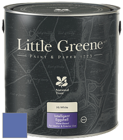 Краска Little Greene Intelligent Eggshell полуматовая моющаяся краска цвет NCS S 3050-R70B 