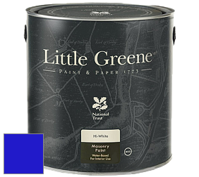 Краска Little Greene Intelligent Masonry Paint матовая колеруемая краска цвет LG264 Ultra Blue