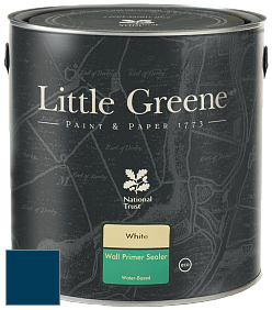 Краска Little Greene Wall Primer Sealer кроющий колеруемый грунт цвет LG207 Deep Space Blue