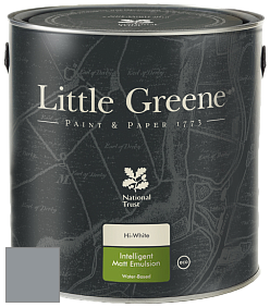 Краска Little Greene Ultimatt Intelligent Matt Emulsion матовая моющаяся краска цвет RAL 7045 