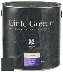 Краска Little Greene Intelligent Eggshell полуматовая моющаяся краска цвет NCS S 8505-B 