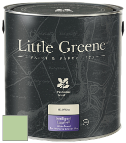 Краска Little Greene Intelligent Eggshell полуматовая моющаяся краска цвет NCS S 1030-G30Y 