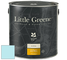 Краска Little Greene Intelligent Floor Paint полуглянцевая быстросохнущая краска цвет LG258 Pale Berlin