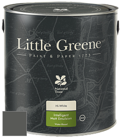 Краска Little Greene Ultimatt Intelligent Matt Emulsion матовая моющаяся краска цвет LG227 Scree