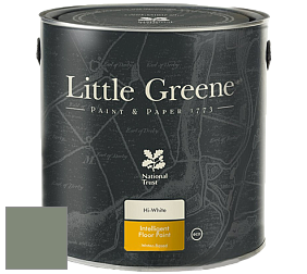 Краска Little Greene Intelligent Floor Paint полуглянцевая быстросохнущая краска цвет RAL 7033 