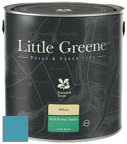 Краска Little Greene Wall Primer Sealer кроющий колеруемый грунт цвет LG259 Old School Blue
