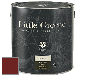 Краска Little Greene Intelligent Masonry Paint матовая колеруемая краска цвет LG15 Bronze Red