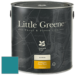 Краска Little Greene Intelligent Floor Paint полуглянцевая быстросохнущая краска цвет RAL 5018 