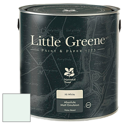 Краска Little Greene Absolute Matt Emulsion матовая краска для потолка цвет LG282 Aquamarine Pale