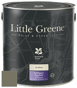 Краска Little Greene Intelligent Eggshell полуматовая моющаяся краска цвет NCS S 6010-G70Y 