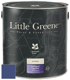 Краска Little Greene Intelligent Eggshell полуматовая моющаяся краска цвет NCS S 5040-R70B 
