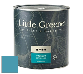 Краска Little Greene Intelligent Satinwood полуглянцевая моющаяся краска цвет LG259 Old School Blue