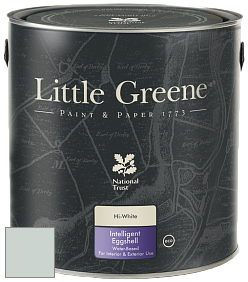 Краска Little Greene Intelligent Eggshell полуматовая моющаяся краска цвет NCS S 1505-B80G 