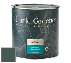 Краска Little Greene Intelligent Satinwood полуглянцевая моющаяся краска цвет LG306 Three Farm Green