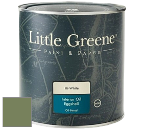 Краска Little Greene Interior Oil Eggshell полуматовая масляная краска цвет LG80 Sage Green