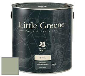Краска Little Greene Absolute Matt Emulsion матовая краска для потолка цвет LG295 Boringdon Green