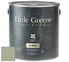 Краска Little Greene Tom’s Oil Eggshell полуматовая масляная краска цвет LGGr295 Boringdon Green