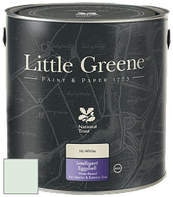 Краска Little Greene Intelligent Eggshell полуматовая моющаяся краска цвет LGGr307 Hidey Hole